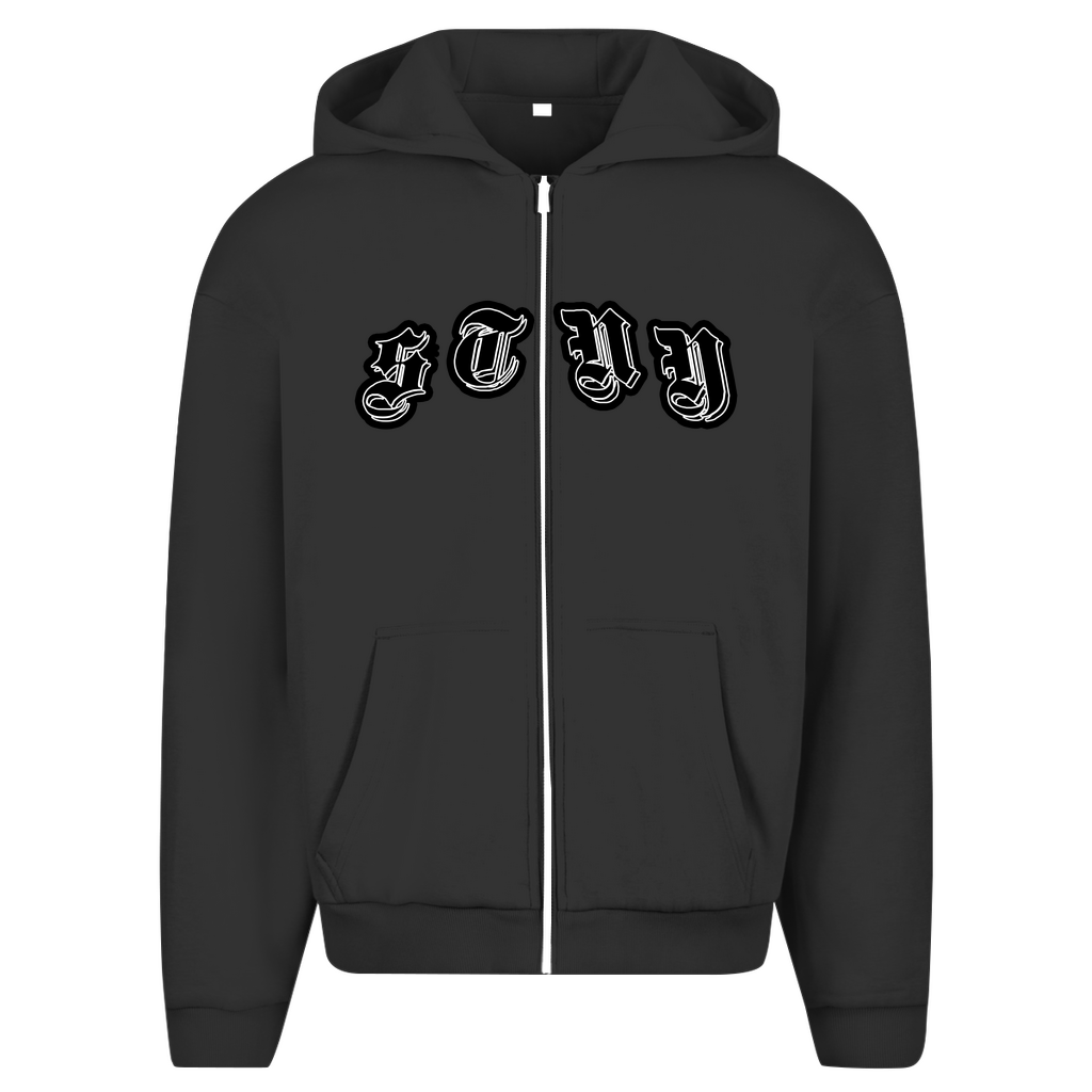 STNY BASIC DESIGN ZIP-HOODIE