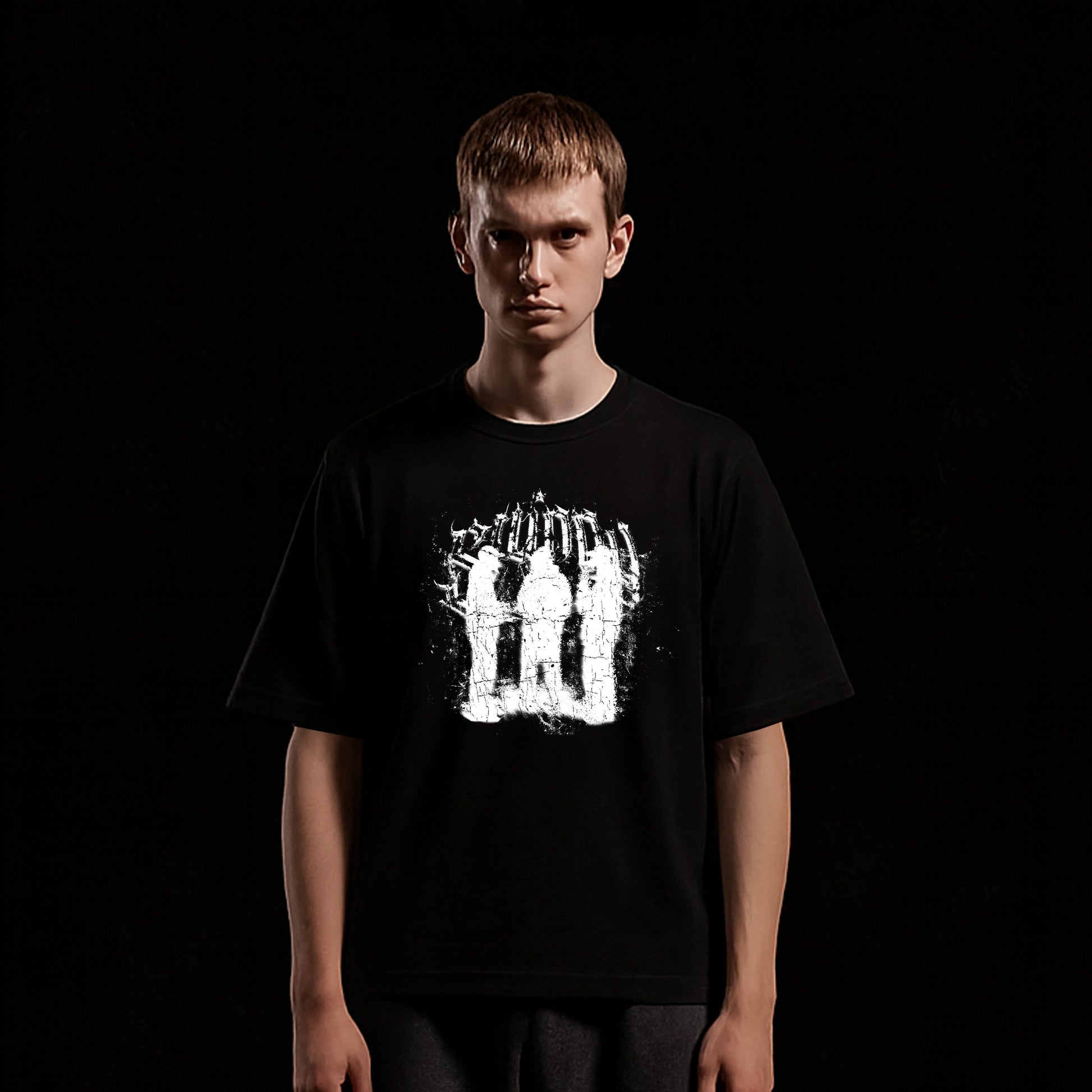 GANG CIRCLE T-SHIRT BLACK