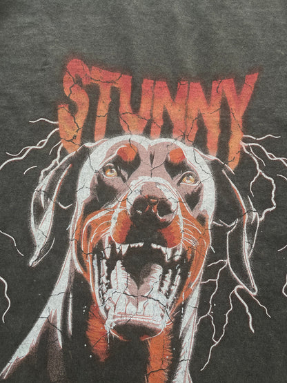 STUNNY DOG OVERSIZED TEE TSHIRT SHIRT 285 GSM