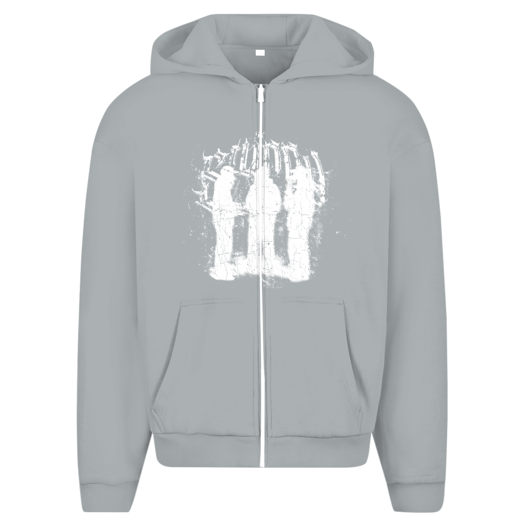 GANG CIRCLE ZIP-HOODIE GREY