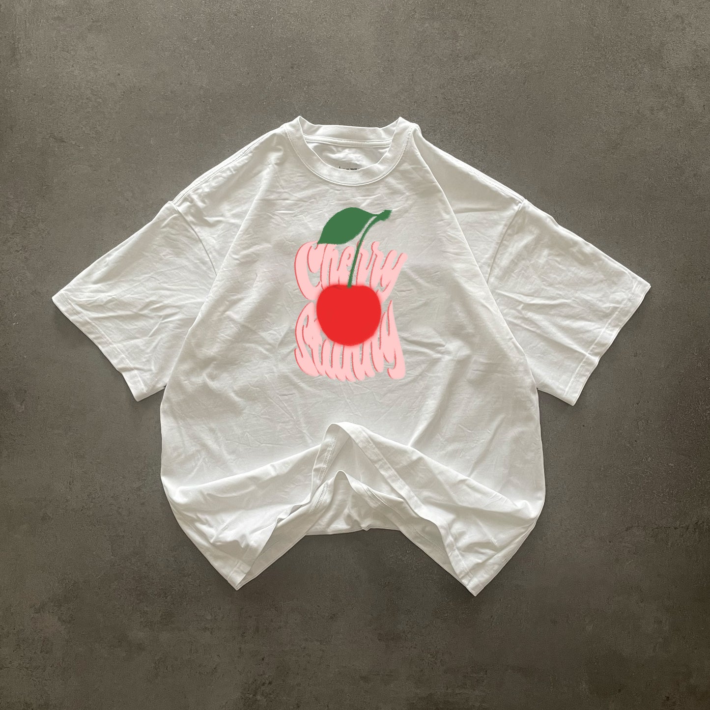 CHERRY TSHIRT OVERSIZED