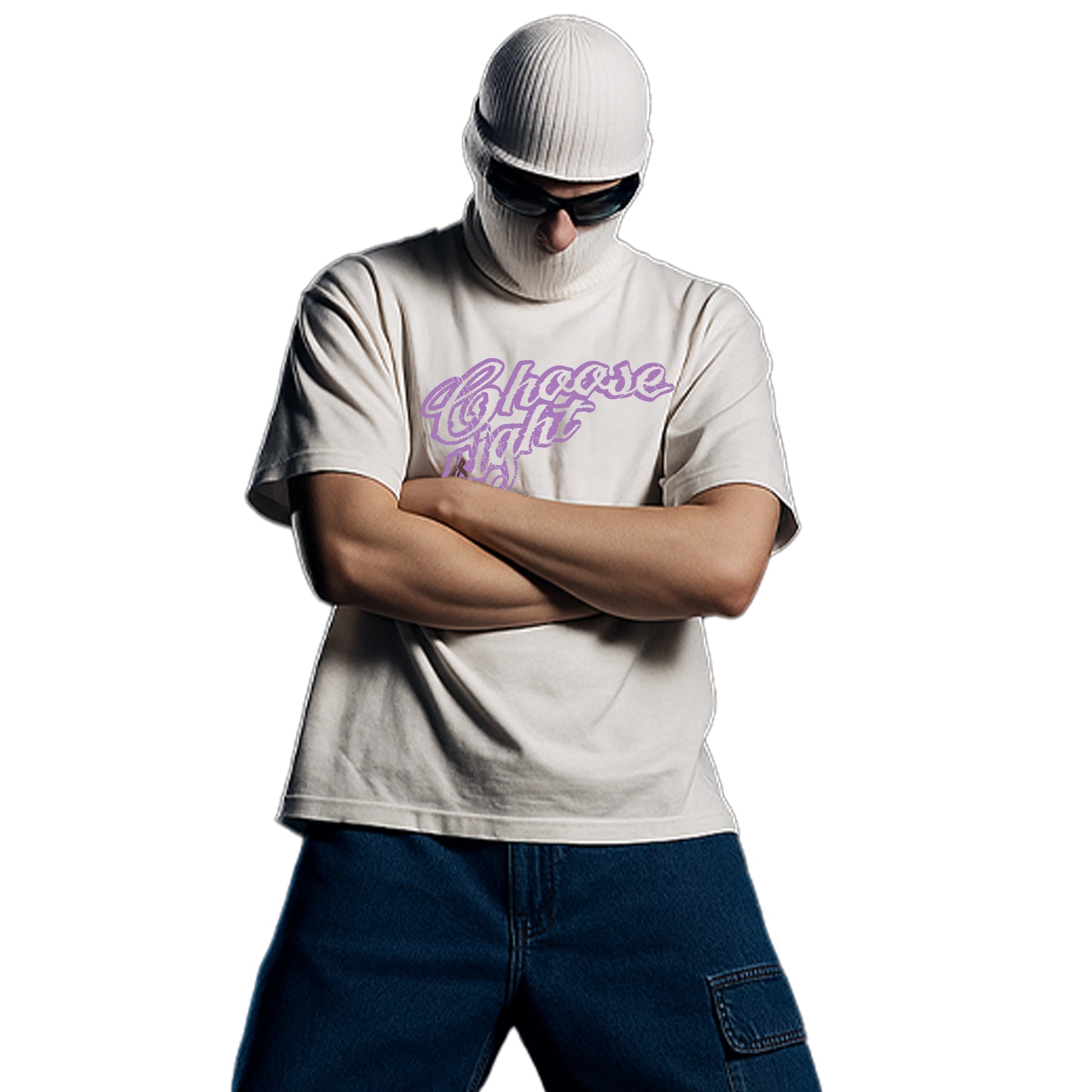 CHOOSE RIGHT T-SHIRT PURPLE