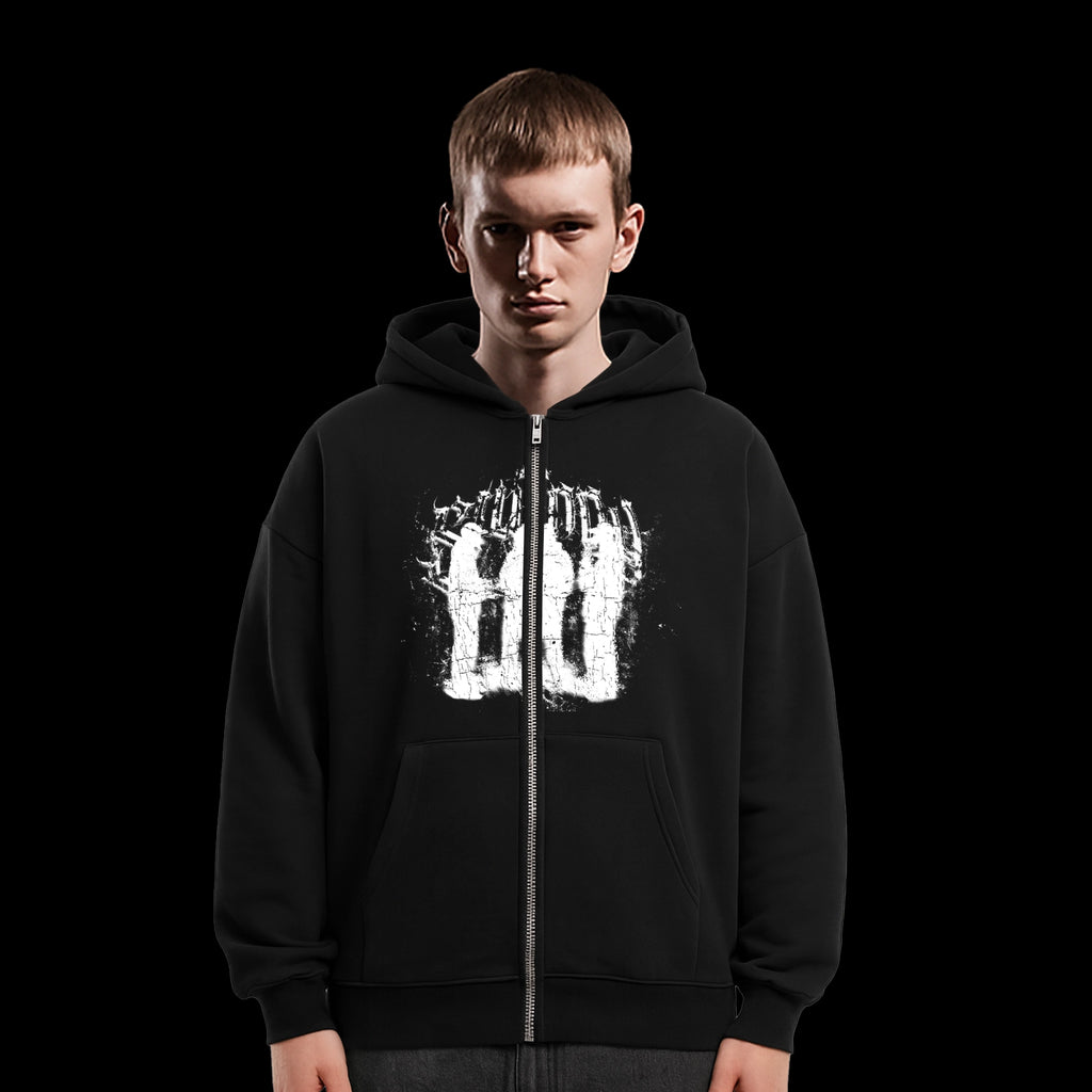 GANG CIRCLE ZIP-HOODIE