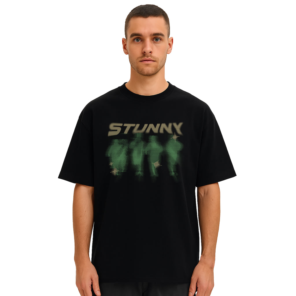 RUN TEE GREEN/GOLD