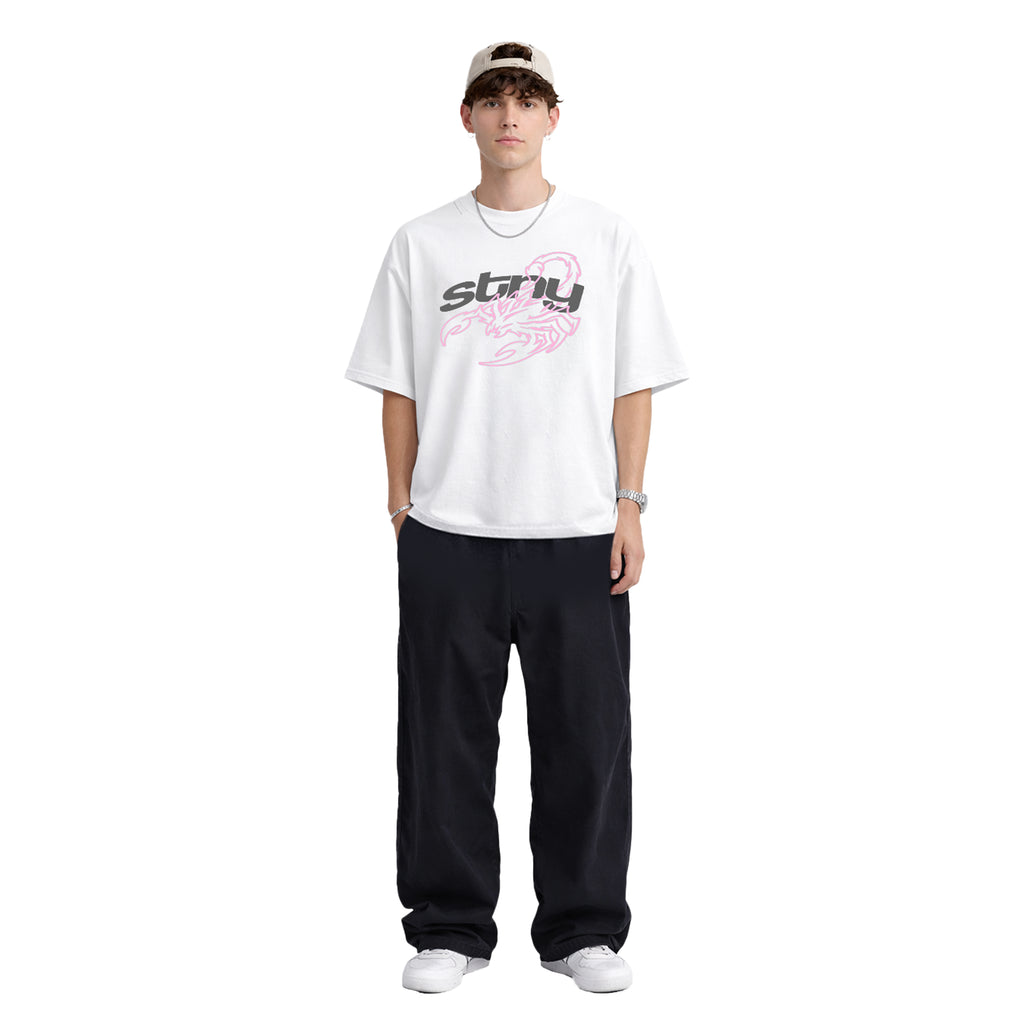 SCORPIO DESIGN T-SHIRT PINK PRINT