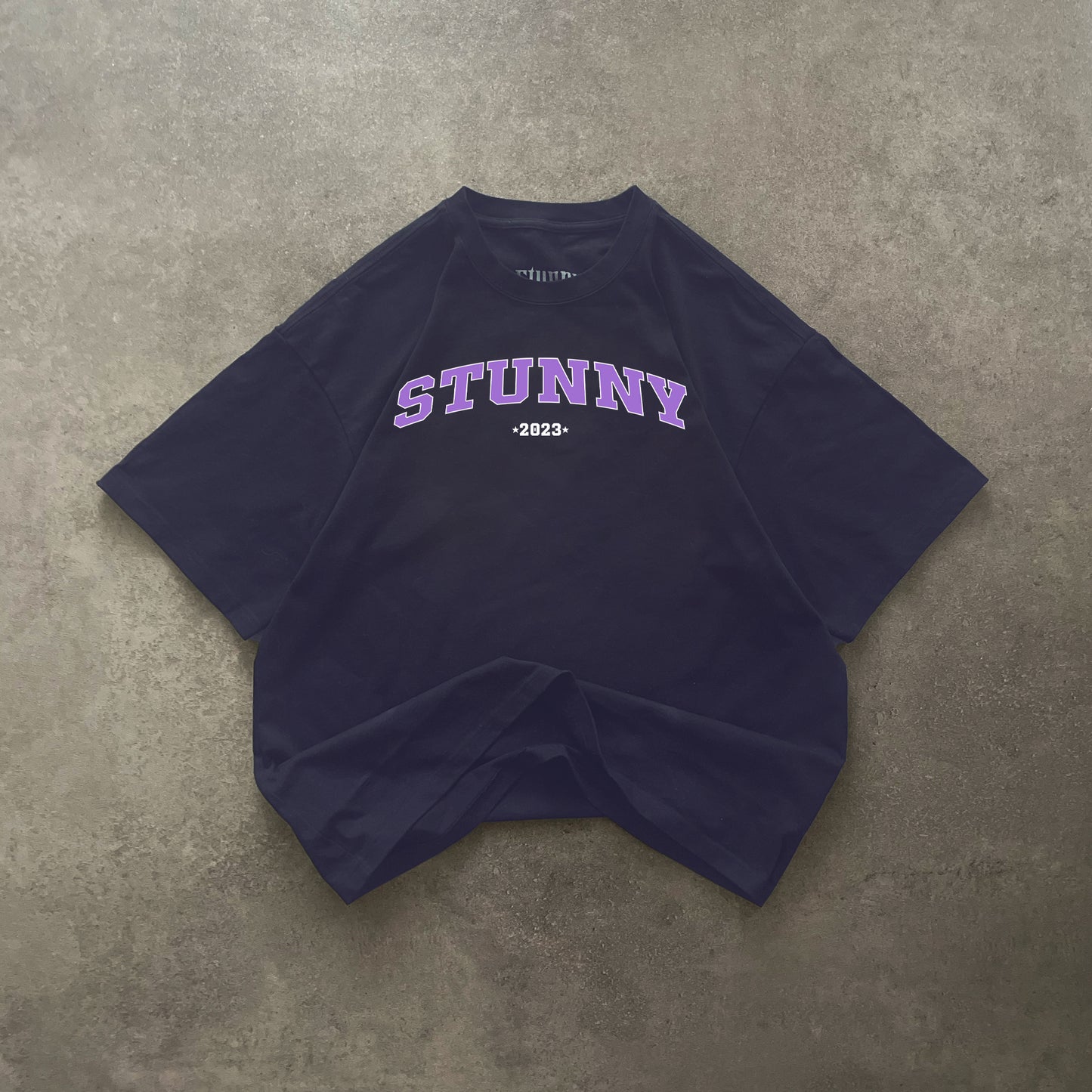 COLLEGE TEE PURPLE ONB