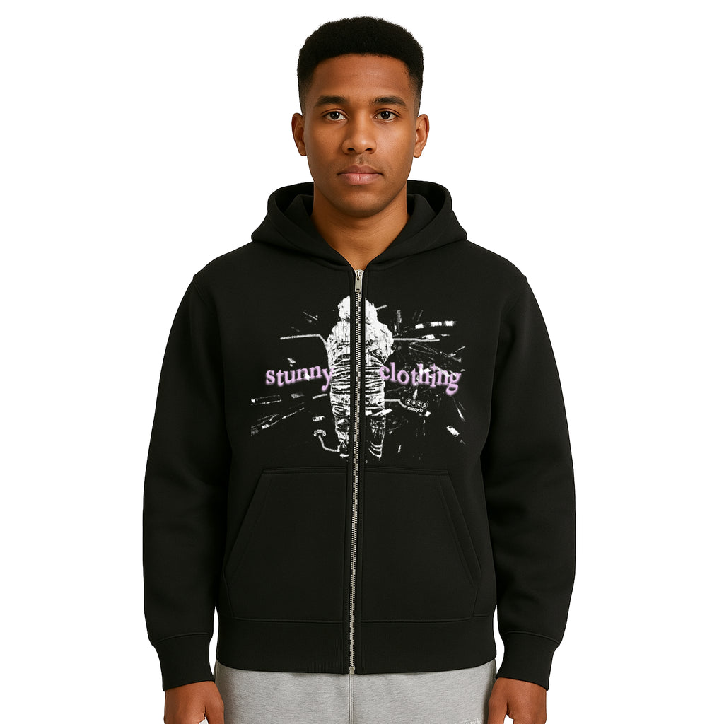 Herren Oversize Zipper Hoodie ZIPPER MAN